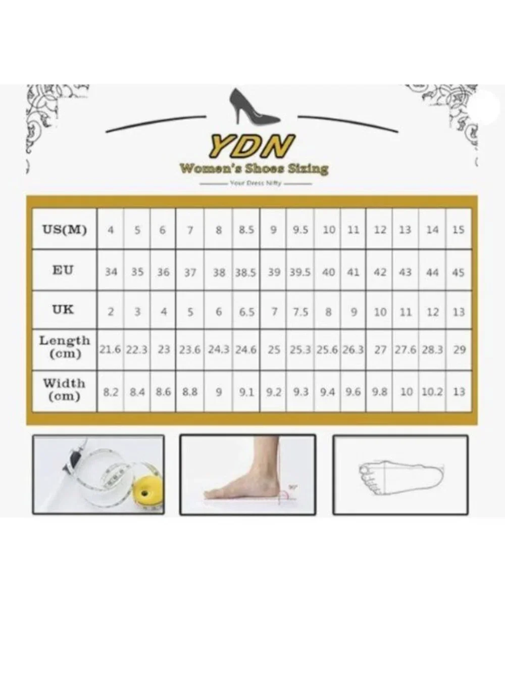 YDN Women Bow Pump Butterfly Slip on Rhinestone Chunky High Heels Fashion Black